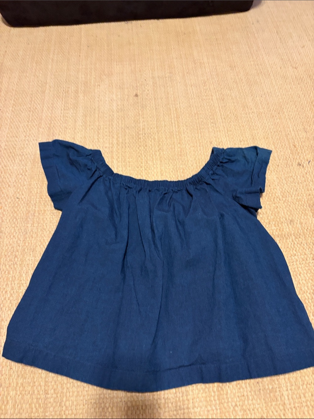Levi's Navy Off-Shoulder Women's Tunic Top
